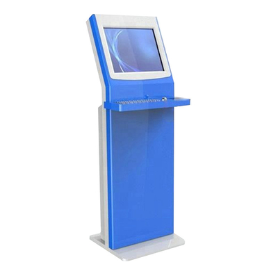 Tiền sảnh Khách sạn tự phục vụ Máy kiểm tra trong kiosk Atm với màn hình cảm ứng LED