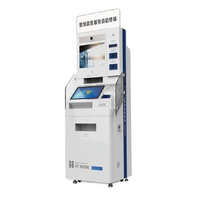Máy tự đặt hàng máy đọc thẻ tín dụng Kiosk màn hình cảm ứng 19 inch