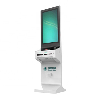 Màn hình cảm ứng màn hình cảm ứng Kiosk Totem Lcd của Chính phủ với Máy in bàn phím