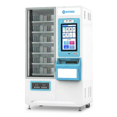 Tự phục vụ máy bán mỹ phẩm tự động Kiosk với máy quét mã QR