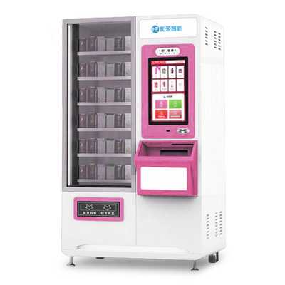 Tự phục vụ máy bán mỹ phẩm tự động Kiosk với máy quét mã QR