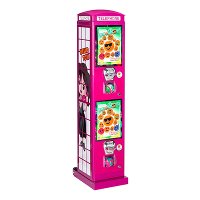 Trò chơi giải trí Máy bán hàng tự động Kiosk Điện thoại Hình dạng gian hàng