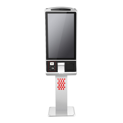Máy thanh toán màn hình cảm ứng 32 inch Kiosk với máy in nhiệt và máy quét mã Qr