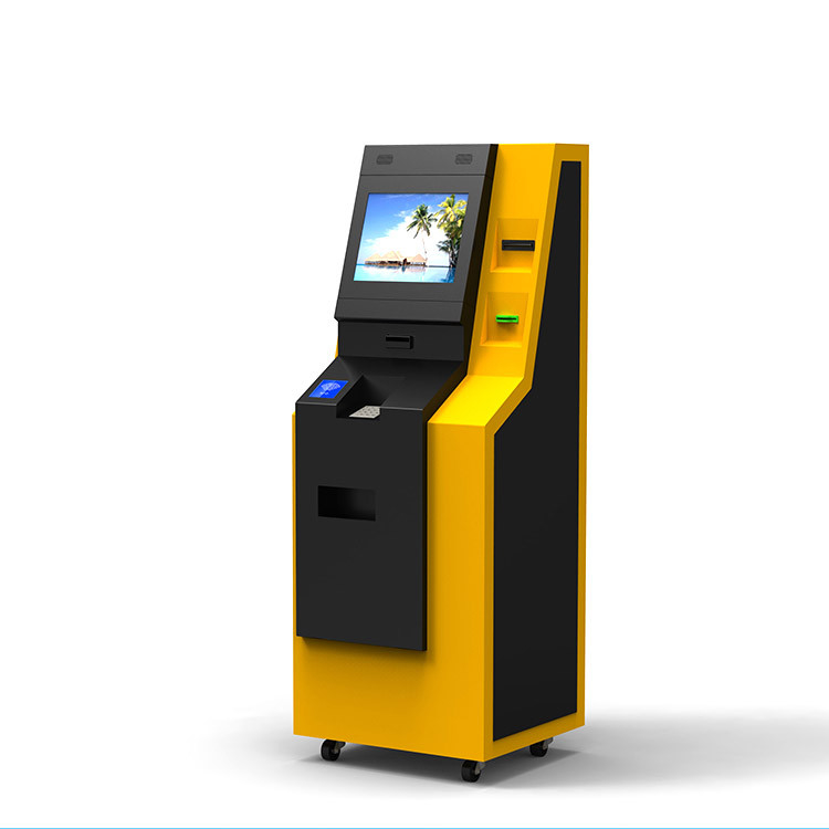 Màn hình cảm ứng Máy in tự phục vụ NCR Máy đầu cuối Kiosk Tầng miễn phí Máy ATM tiền điện tử đứng
