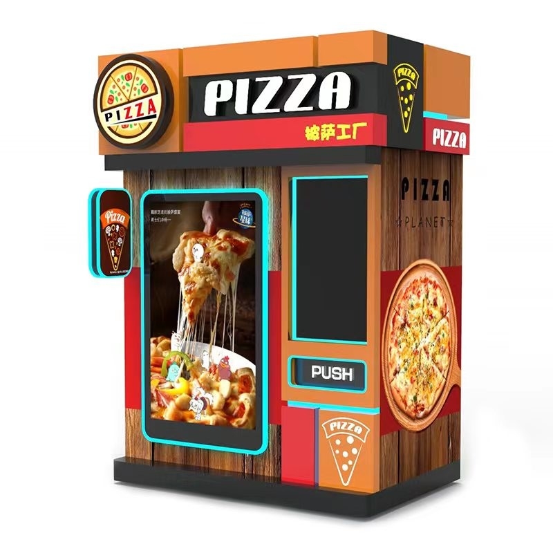 Màn hình cảm ứng tự phục vụ Máy kiosk Pizza Nấu thức ăn nóng Máy bán hàng tự động thông minh