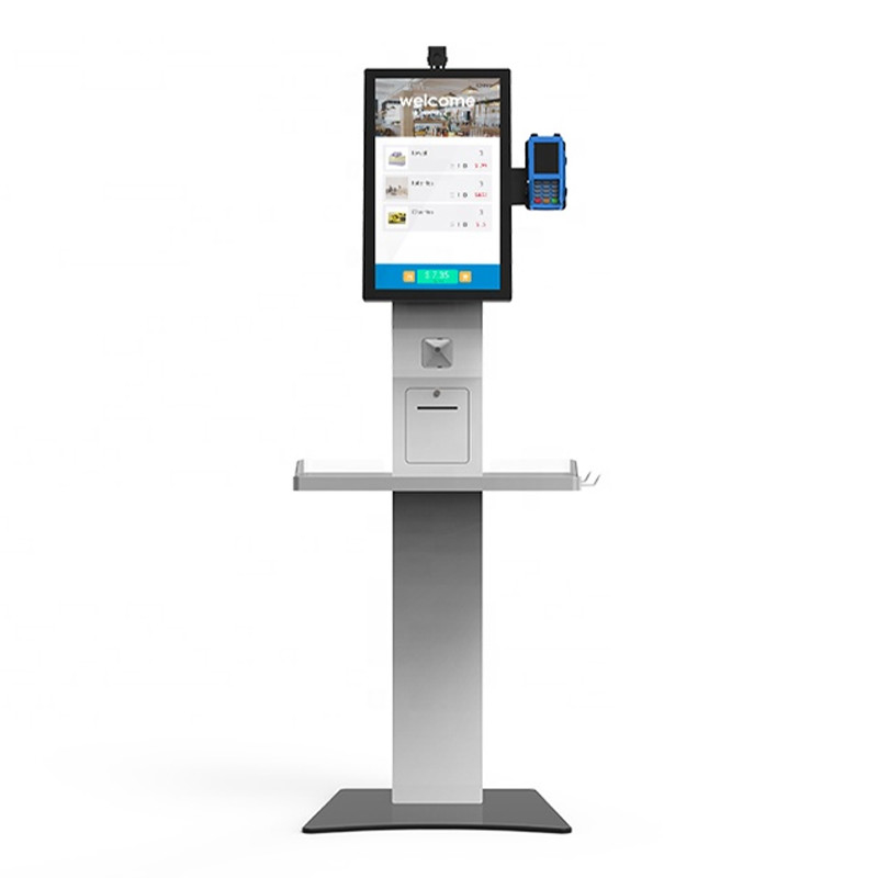 24 inch Tự đặt hàng Kiểm tra Kiosk Máy đầu cuối thanh toán cho trong nhà