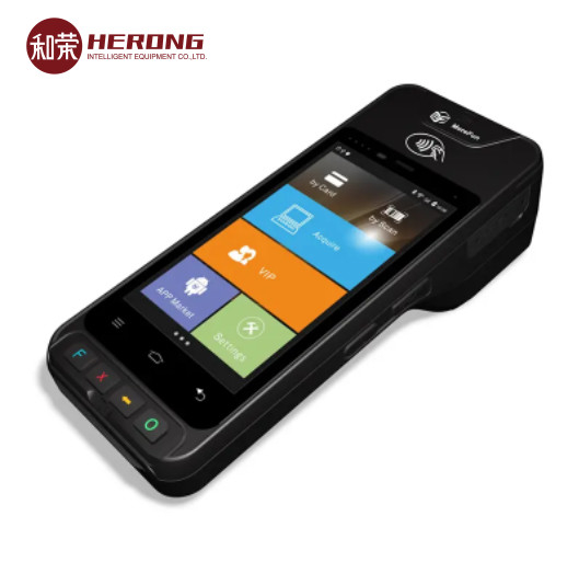 DDR3 Portable POS Terminal Android 8.1 Long Zebra 2D Scanner pin Thời gian hoạt động > 8 giờ