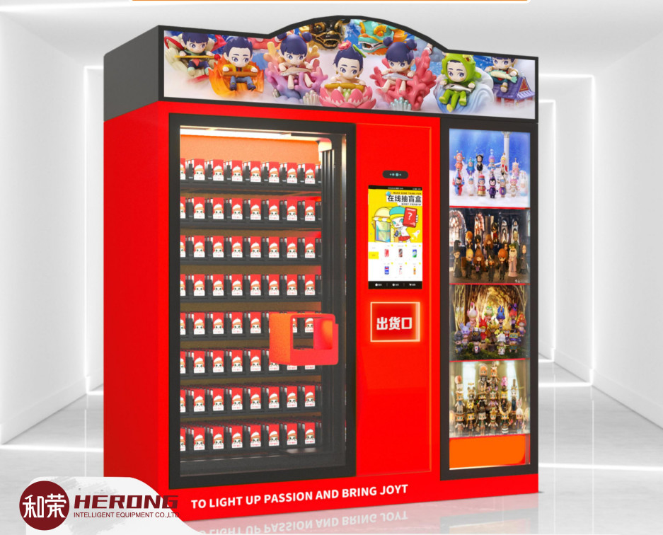 Máy bán hàng hộp mù loại thang máy 32 inch tùy chỉnh cá nhân
