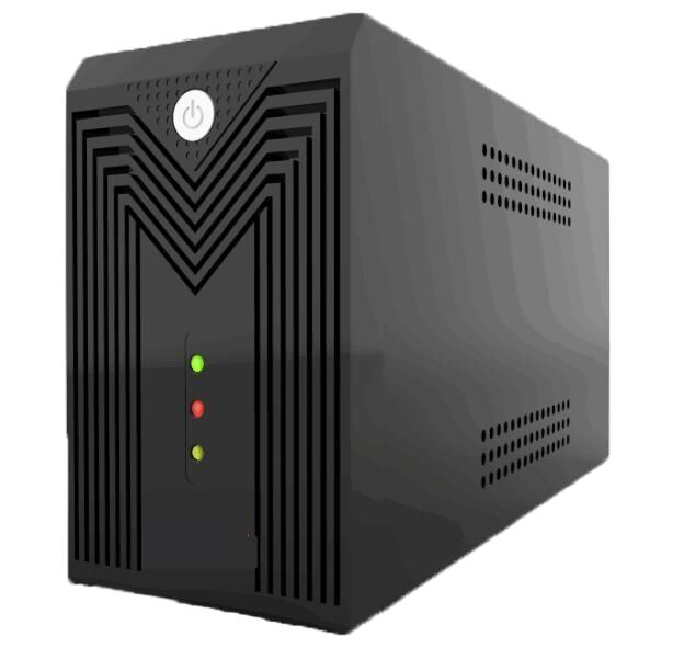 UPS dự phòng HERONG K Series 600-2000VA với bộ điều khiển vi xử lý và đầu vào điện áp cực rộng