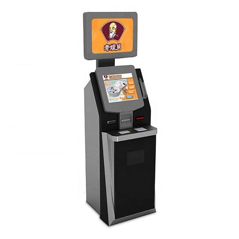 ODM IR Thiết bị đầu cuối kiosk tự thanh toán hai màn hình cho hóa đơn điện nước