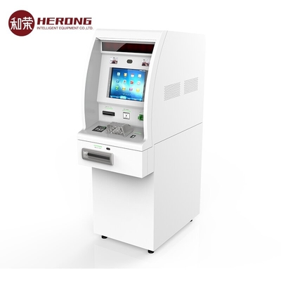 Hệ thống tái chế tiền mặt màu trắng 1850mm An ninh cao thông qua máy CRM tường