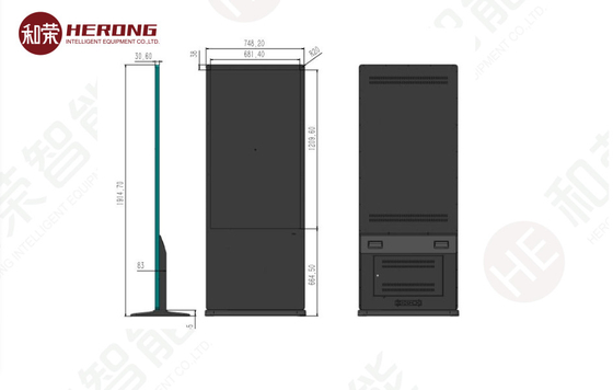 Máy quảng cáo thông minh HD FHD màn hình 55 inch