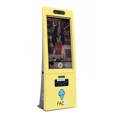 Đầu đọc thẻ đầu cuối kiosk tự phục vụ đứng miễn phí 27 inch 32 inch Máy quét QR