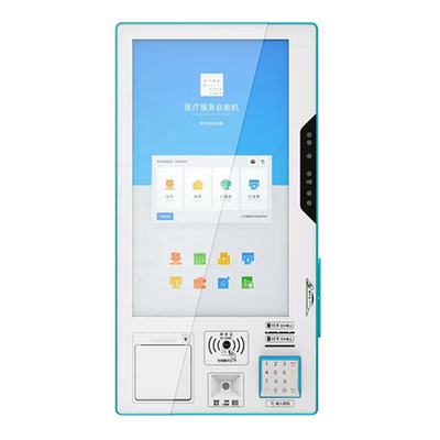 Màn hình cảm ứng Tự phục vụ Máy quét Máy in POS Kiosk Cho Thẻ ID Hộ chiếu