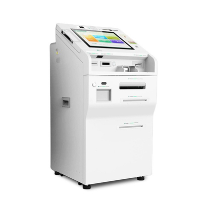 Kiosk đổi tiền của ngân hàng thông minh 21,5 inch để gửi tiền bằng séc